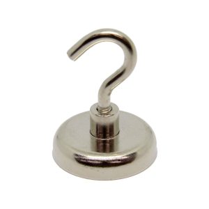 Neodymium Magnets 217 36mm x 8mm Neodymium Pot With Hook