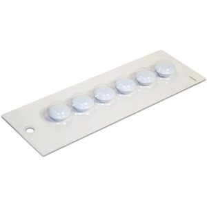 Whiteboards and Accessories 48 Small White Magnetic Buttons | Sold in cards of 6