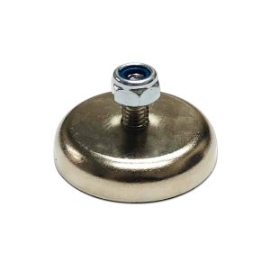 Neodymium Magnets 218 36mm x 8mm Neodymium Male Threaded Pot