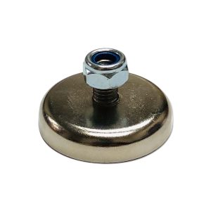 Neodymium Magnets 225 42mm x 9mm Neodymium Male Threaded Pot