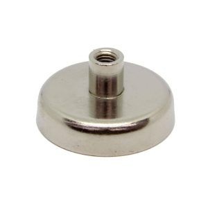Neodymium Magnets 232 48mm x 11.5mm Neodymium Female Threaded Pot