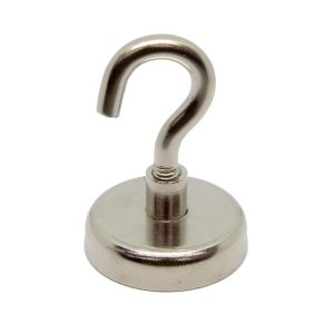 Neodymium Magnets 233 48mm x 11.5mm Neodymium Pot With Hook