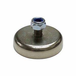 Neodymium Magnets 234 48mm x 11mm Neodymium Male Threaded Pot