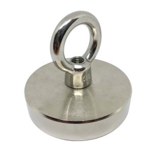 Neodymium Magnets 250 95mm x 20mm Neodymium Pot With Eyelet