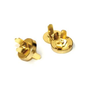 Neodymium Magnets 295 14mm x 3.5mm Gold Magnetic Bag Clasp