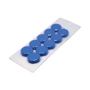 Whiteboards and Accessories 41 Large Blue Magnetic Discs | Sold in cards of 10
