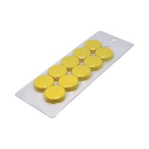 Whiteboards and Accessories 47 Large Yellow Magnetic Discs | Sold in cards of 10
