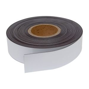 Whiteboards and Accessories 8 50mm White Magnetic Strip