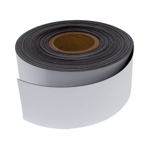 Whiteboards and Accessories 9 75mm White Magnetic Strip