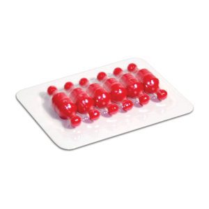 Whiteboards and Accessories 30 Red Neodymium Pin Magnets | Cards of 12
