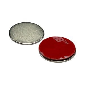 Neodymium Magnets 108 15mm x 0.75mm Neodymium Magnetic Dots (VHB)