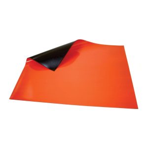Magnetic Sheeting 12 Pre Cut Orange Magnetic Sheeting