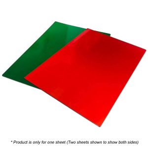 Magnetic Sheeting 26 210mm x 297mm Red/Green Magnetic Sheet