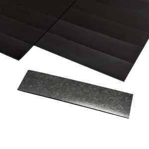 Magnetic Sheeting 65 a black rectangular object next to a black rectangular object