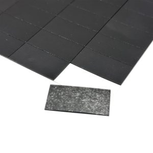 Magnetic Sheeting 63 a black tile on a white surface