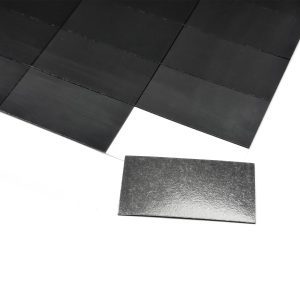 Magnetic Sheeting 64 a black rectangular object on a white surface