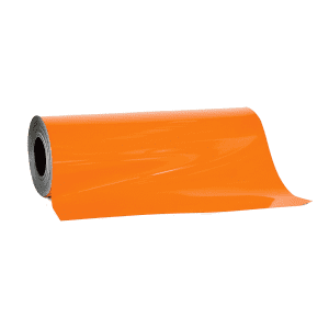 Magnetic Sheeting 112 an orange roll of paper