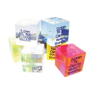 Metal & X-Ray Detectable Products 18 BST Acrylic Test Cubes